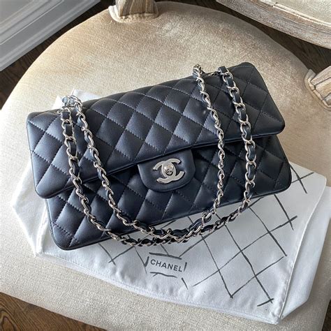 chanel classic small handbag|chanel small classic handbag lambskin.